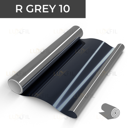 Пленка зеркальная R GREY 10 LUXFIL,  рулон (размер 1,524x30м.)