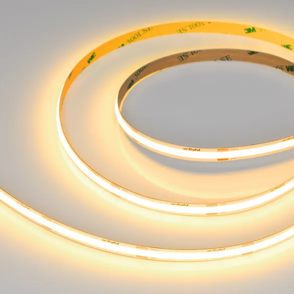 Светодиодная лента COB-X480-8mm 24V Gold (8 W/m, IP20, 5m) (Arlight, -) 047746