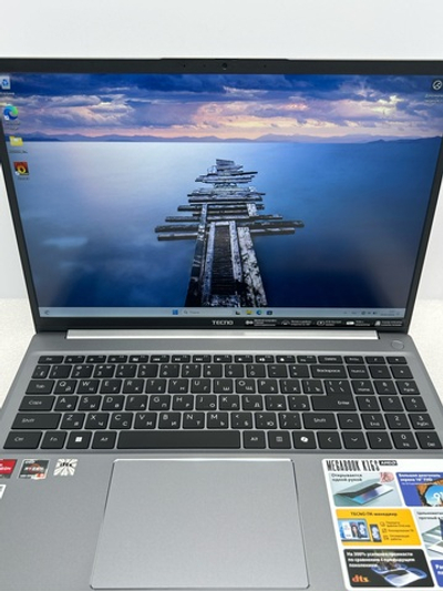 Ноутбук Tecno MegaBook K16SDA 16"/AMD Ryzen 5 5500U/RAM 16GB/SSD 512GB/AMD Radeon Graphics/1920x1080/IPS/Windows 11/Подсветка - кл:нет/Cерый космос. Состояние: B1