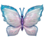 Шар Фольгированный Бабочка (Голубой)