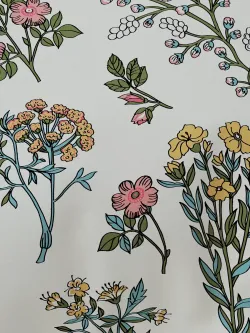 Наволочка комплект 2шт перкаль Сказка "Ботаника" 45х45 см на молнии