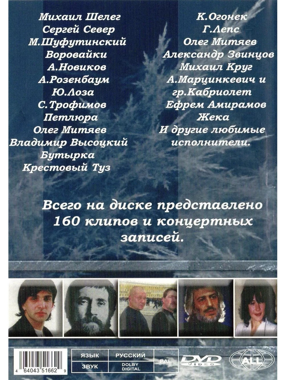 Лучшая музыка в стиле Шансон (2 DVD)