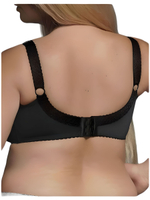 Бюстгальтер больших размеров Diamond Kris Line черный 90F