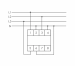 Указатель напряжения (вольтметр) WNC-3 3-фазн. 80-500В F&F