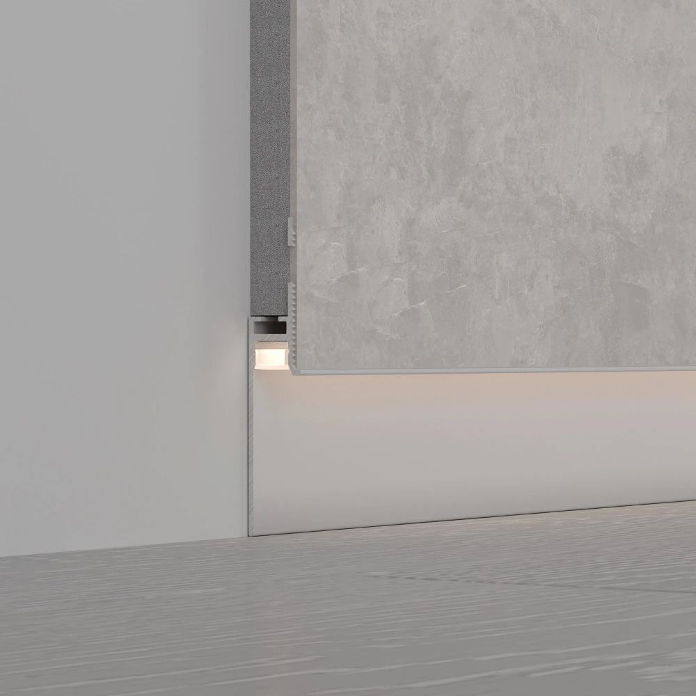 Профиль PLINTUS-FANTOM-H35-2000 WHITE (Arlight, Алюминий) 043666