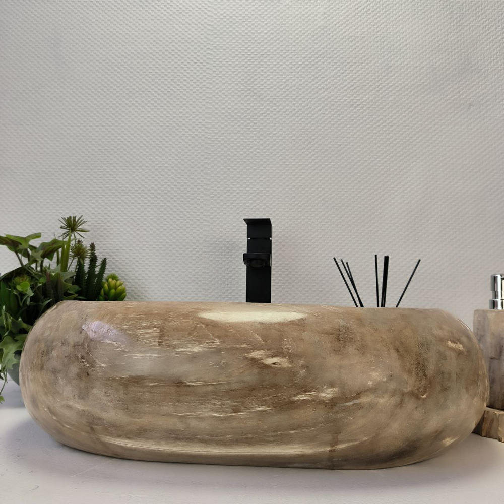 Раковина из окаменелого дерева Fossil Basin OD-02958 55*38*15 см