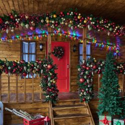 ULD-S1000-120-DWA MULTI IP67 Гирлянда светодиодная с контроллером. 120 светодиодов. 10 м. разноцветная. IP67. провод белый