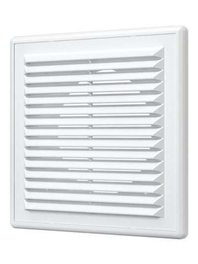 Решетка вентиляционная RF. фланец D100 разъемная 150x150 пластик ERA