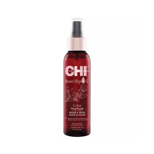 CHI Rose Hip Oil Repair & Shine Leave-In Tonic Тоник несмываемый с маслом дикой розы, 118 мл