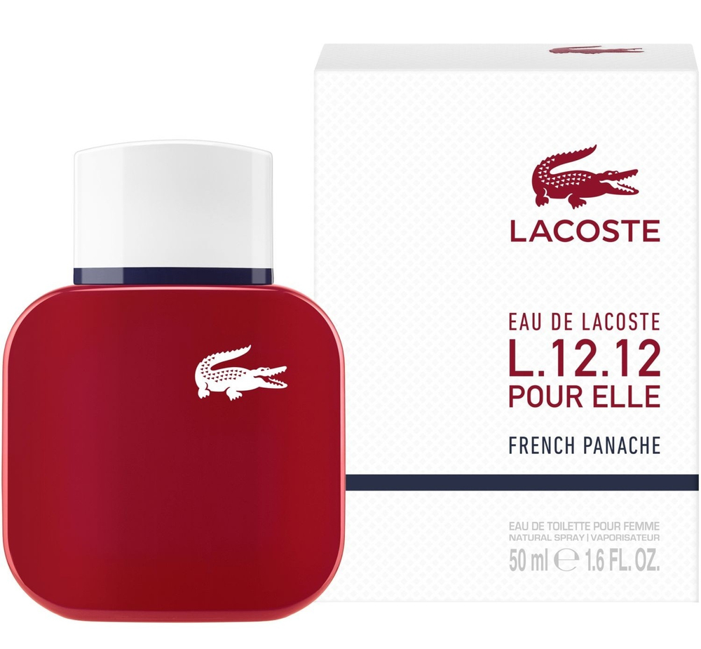 Lacoste L.12.12 Pour Elle French Panache Туалетная вода жен, 50 мл