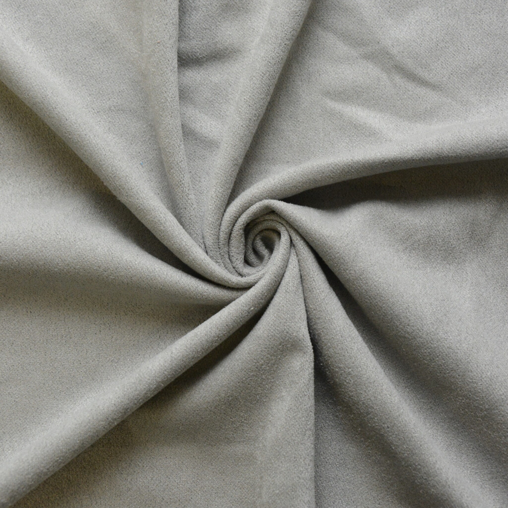 Искусственная замша, двухсторонняя, Soft, цвет: серебристый 50х140 см