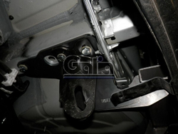 Фаркоп оцинкованный Galia T056C для Toyota Auris хетчбек 2007-2013, 2013-(паспорт и сертификат в комплекте)(без электрики)
