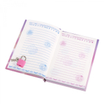 Блокнот в футляре, 14,5 см * 20,5 см, 7БЦ, Alingar, ламинация, замочек, вн.блок с дизайном, в линию, 45 л., "Медвежонок", белый