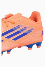 Бутсы adidas F50 Club FG/MG Junior - оранжевый