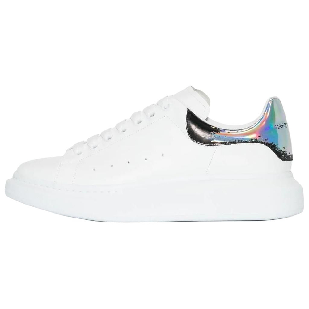 Alexander McQueen Oversized Sneakers "White Black Silver"