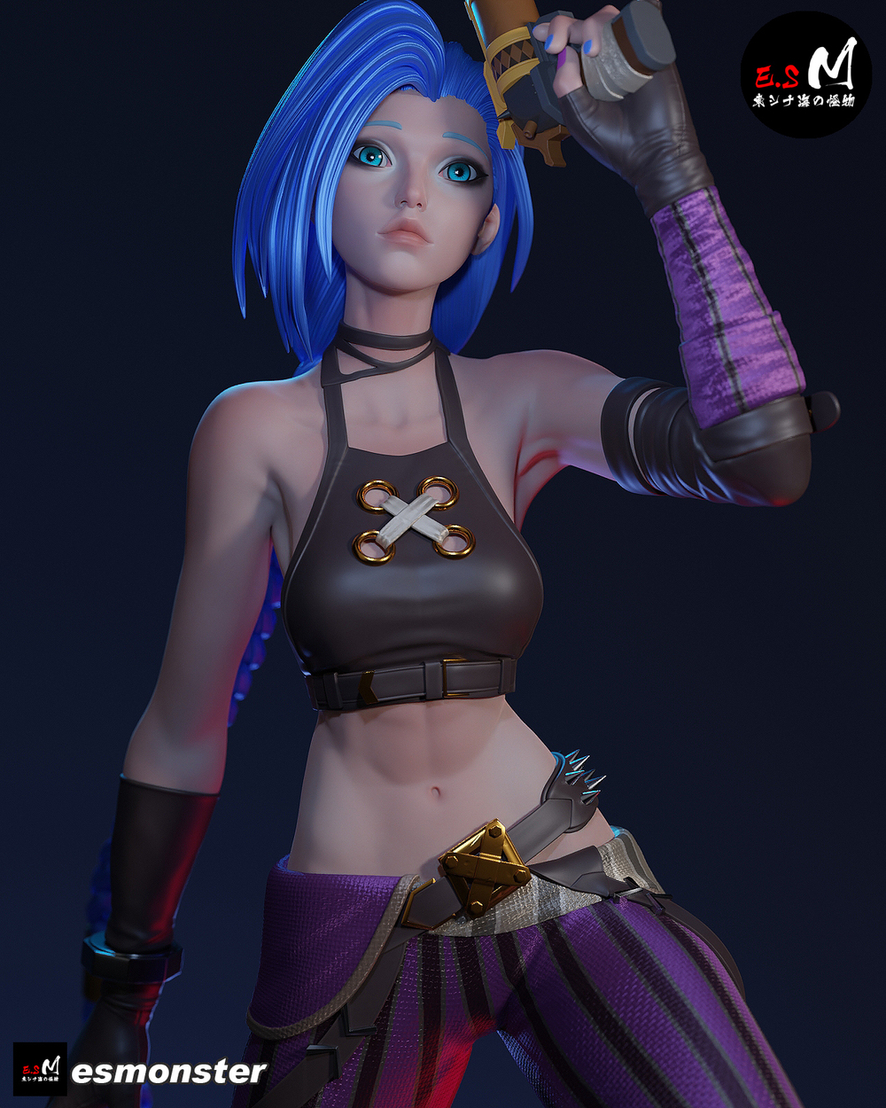 Фигуркаел Джинкс Лига легенд Jinx League of Legends