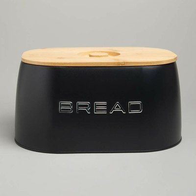 Хлебница 33,5*23,5*15,5см, цвет черный