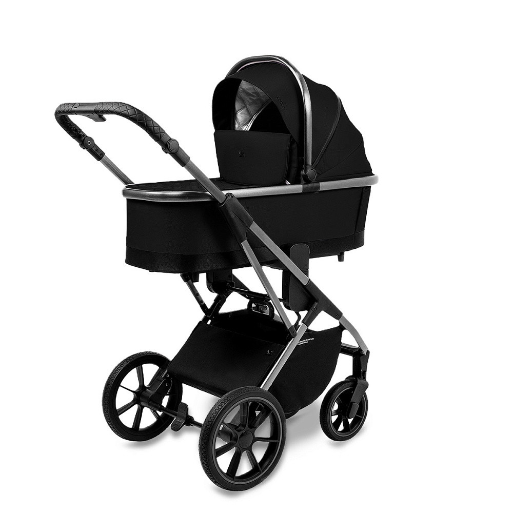 Коляска 4 в 1 Sweet Baby Rocco + автокресло Elegante Plus с базой i-Size ISOFIX DK780 Black