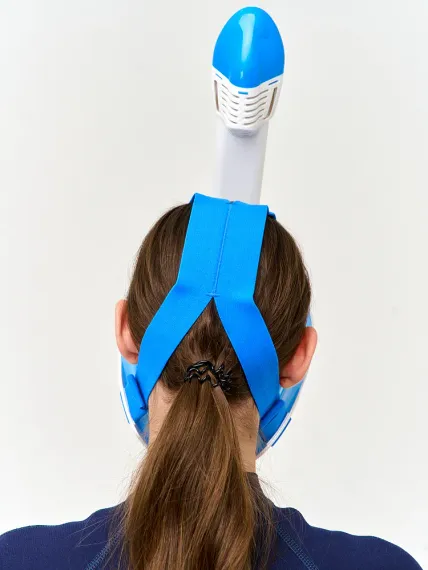 Маска полнолицевая Sargan Планета океан 2.0 белый/голубой