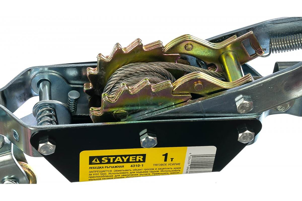 Автомобильная лебедка STAYER 1т / 1,8м 4310-1