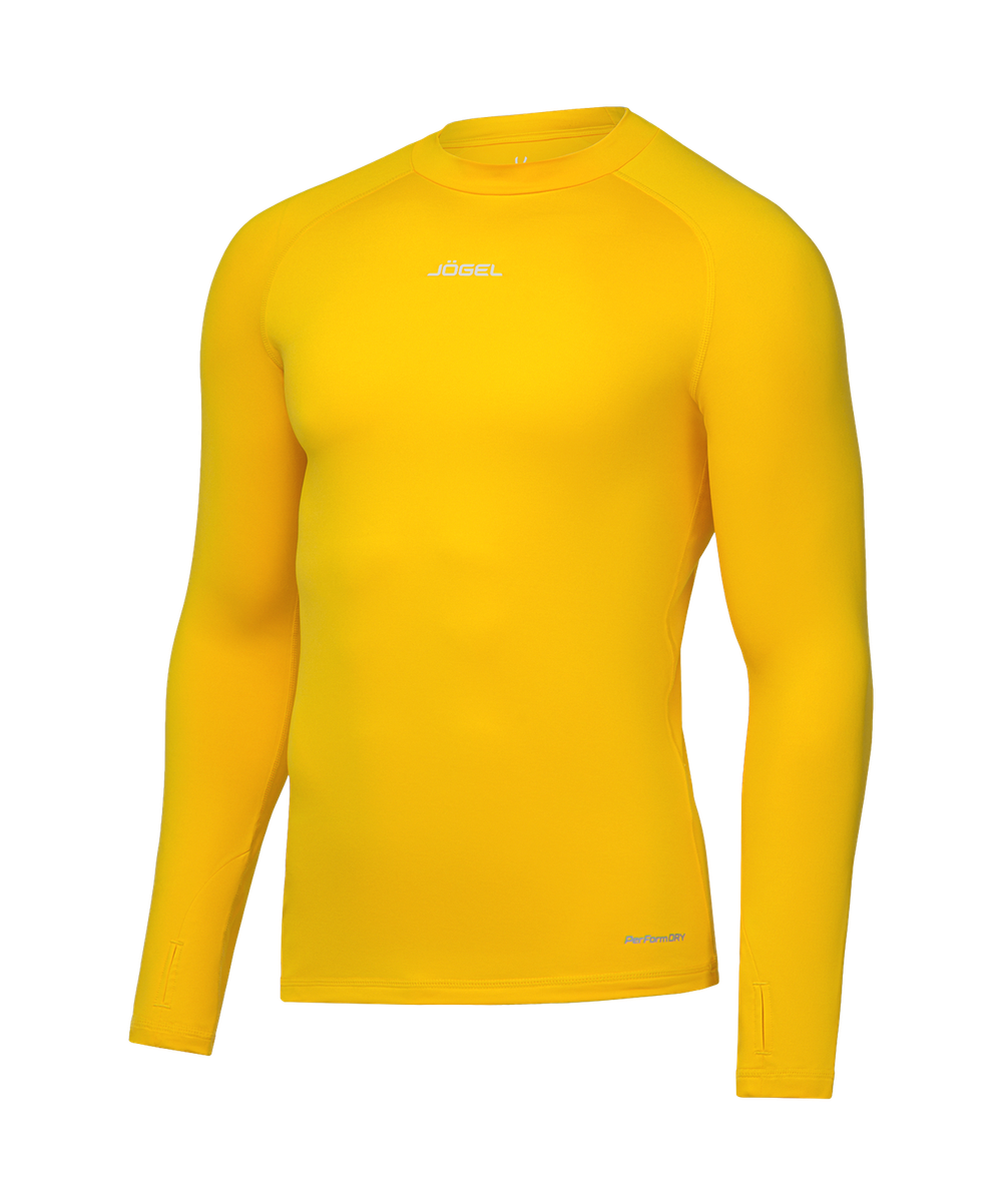 Джемпер компрессионный утепленный CAMP PerFormDRY Baselayer Top Warm, желтый