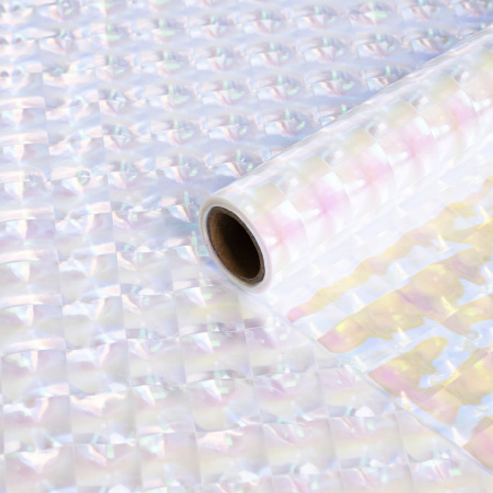 Пленка голограмма "Квадрат" 50см*6м