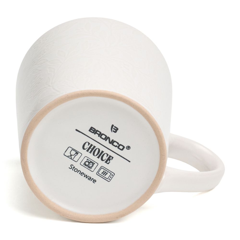 КРУЖКА BRONCO "CHOICE WHITE" 400 МЛ (МАЛ.УП.=4 ШТ.)