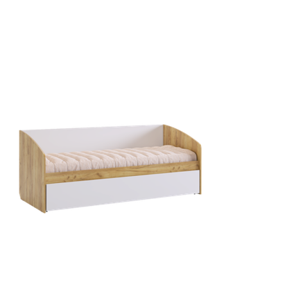 Форсаж Кровать (дуб крафт золотой/белый) и (дуб сонома/белый)