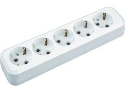 Колодка "UNIVersal" 5 гн. с/з AБС-пластик (еврослот) (К1806)