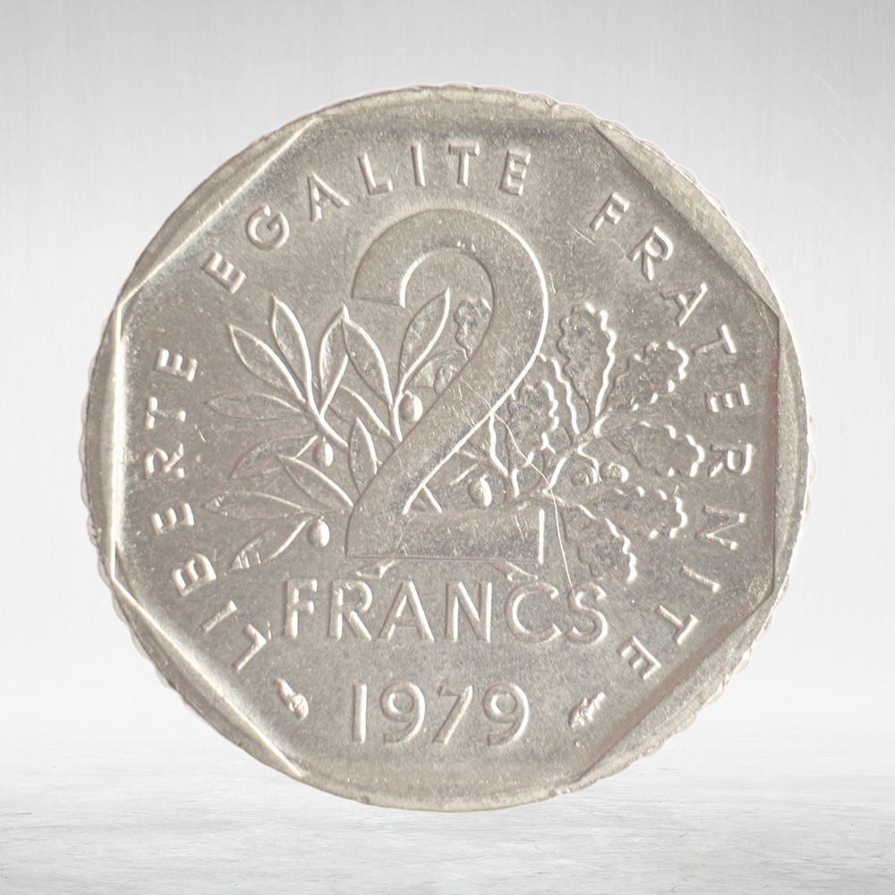 France, 2 Francs 1979, VF