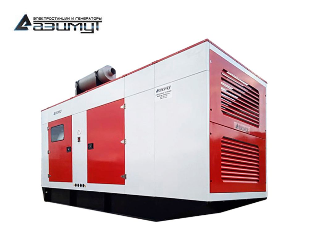 Дизельный генератор Азимут АД-550С-Т400-1РКМ16 Shangyan в кожухе