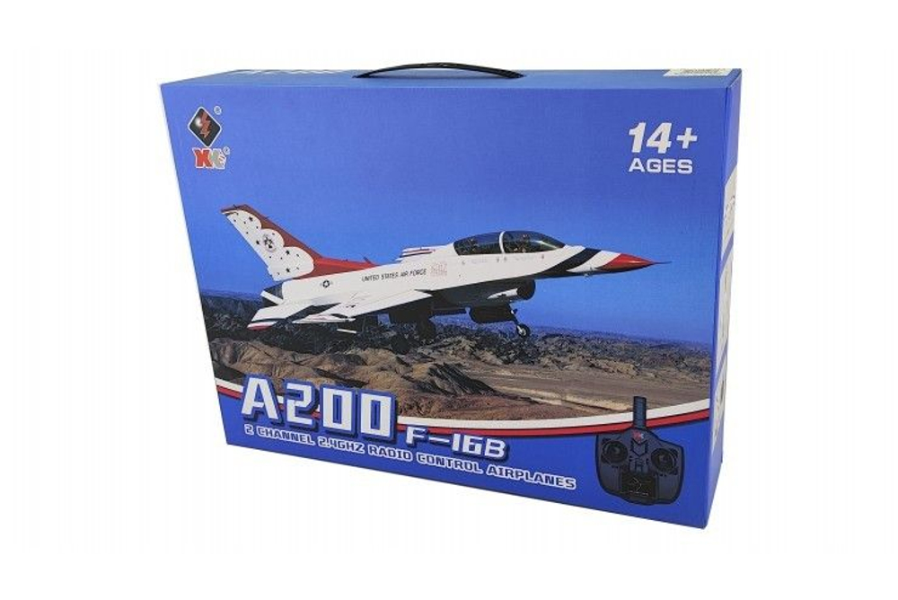 Радиоуправляемый самолет XK F-16B RTF 2.4G - XK-A200