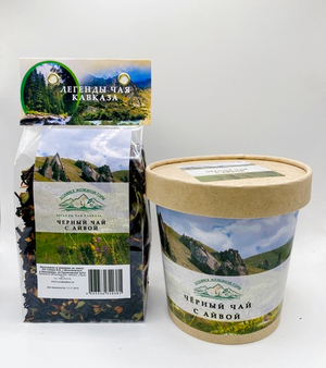 Черный чай с айвой