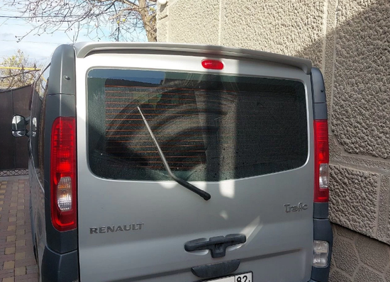 Спойлер OPEL VIVARO 2001-2019/ Renault traffic  2001-2019 / Nissan Primastar