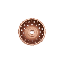 NS05-6424 Полусфера шероховальная, Ø55x25мм, AH 3/8"-24 thread, 24 Grit