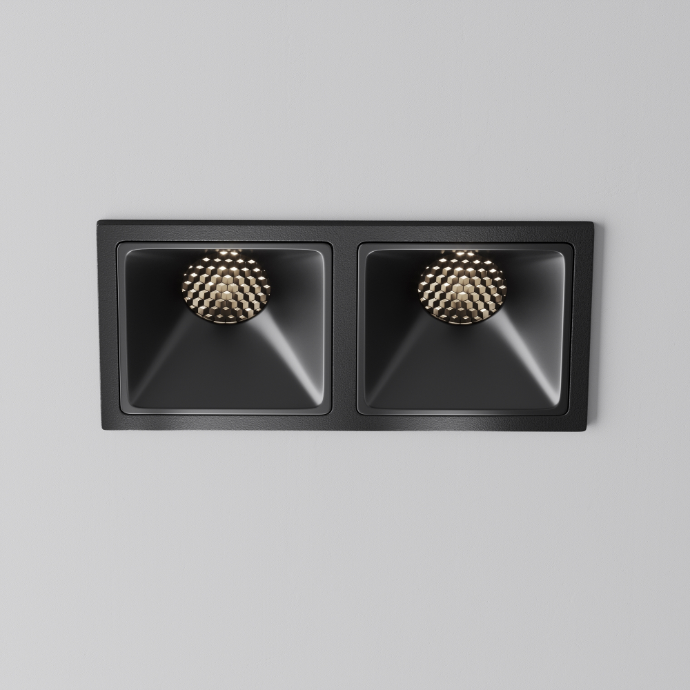 Встраиваемый светодиодный светильник Maytoni Alfa LED DL043-02-10W4K-SQ-B-1