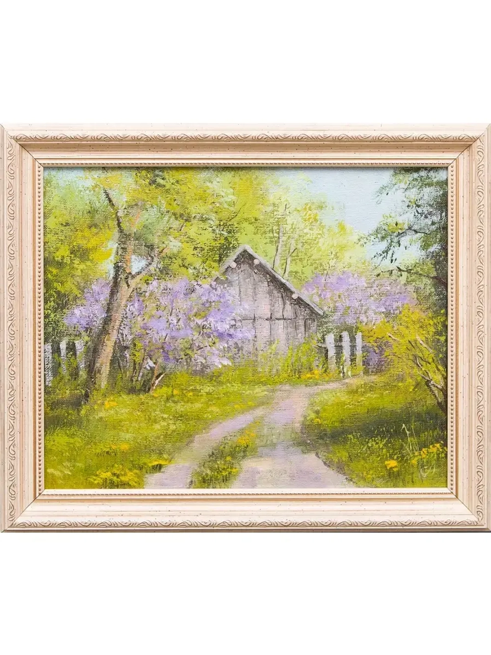 Картина маслом Тихий дворик Селенских
