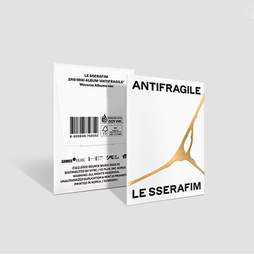 Альбом LE SSERAFIM - ANTIFRAGILE (Weverse Albums Ver.)