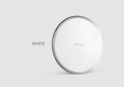 Беспроводная зарядка с имитацией кожи белого цвета Magic Disk 3 от Nillkin