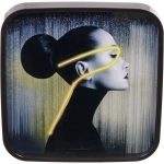 Часы настенные + пано 2шт «HOME STYLE» Незнакомка, черный корпус