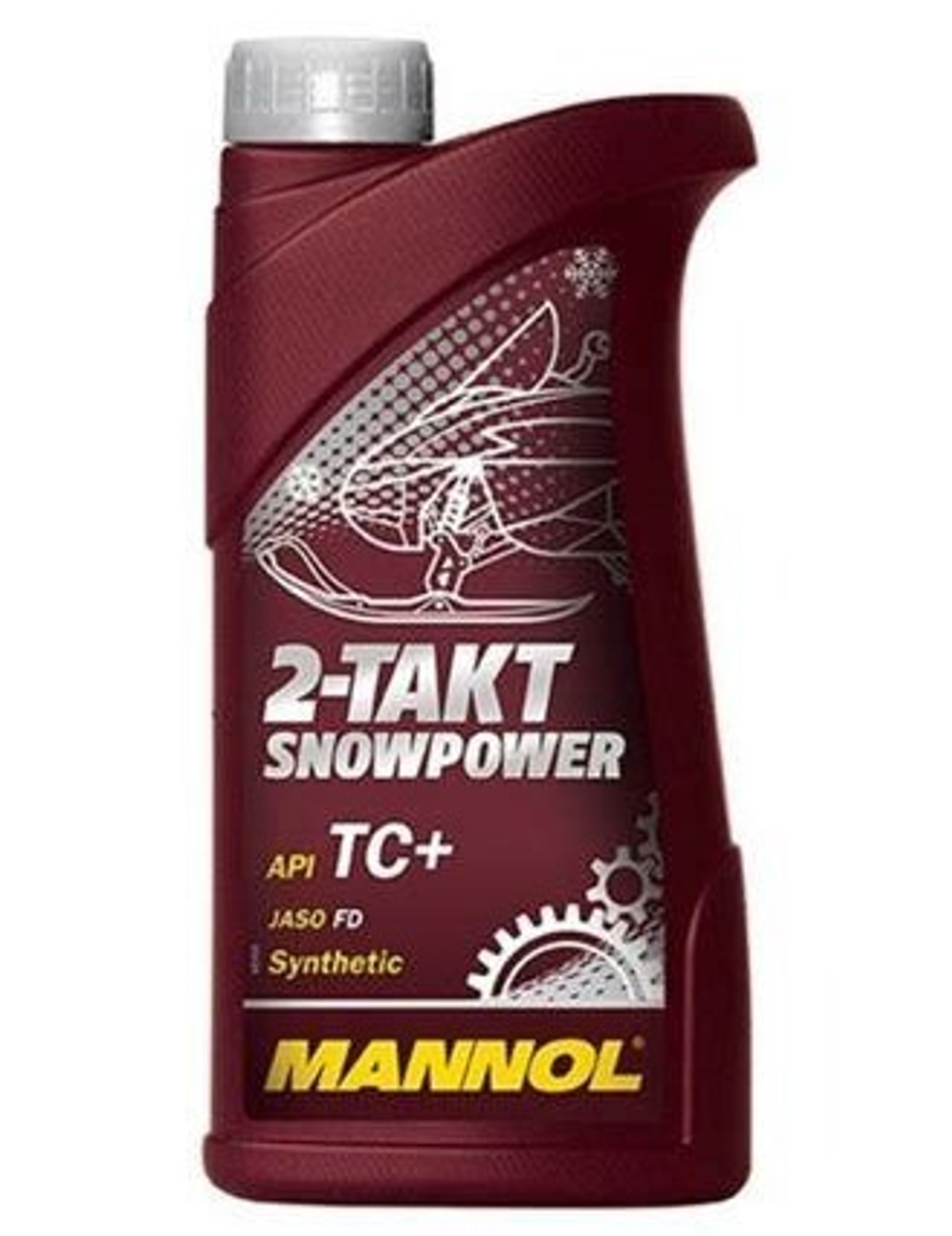 Масло Mannol мототехника 2T Takt Snow Power синтетическое 1л