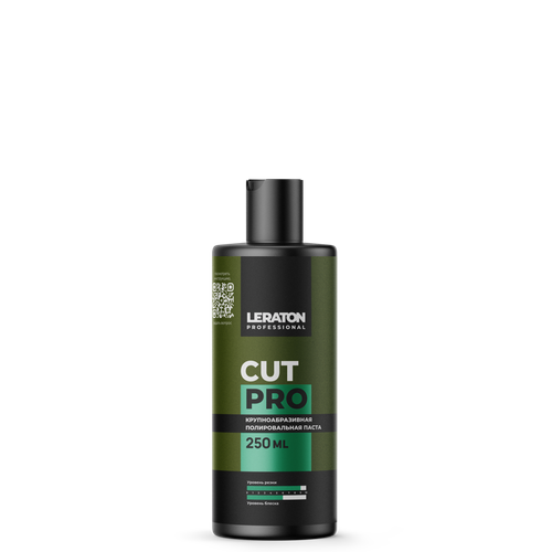 LERATON PROFESSIONAL Cut PRO Крупноабразивная полировальная паста 250 мл