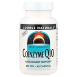 Source Naturals, коэнзим Q10, 200 мг, 60 капсул