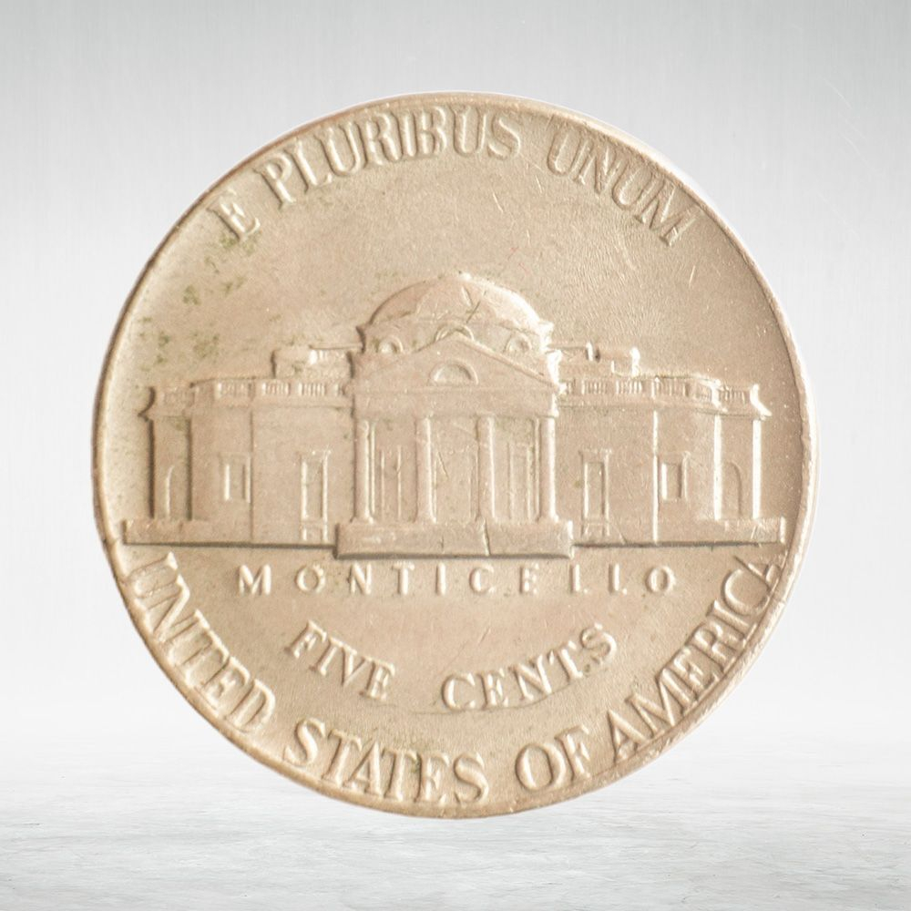 USA, 5 Cents, 1973 - Jefferson Nickel (First Portrait), VF