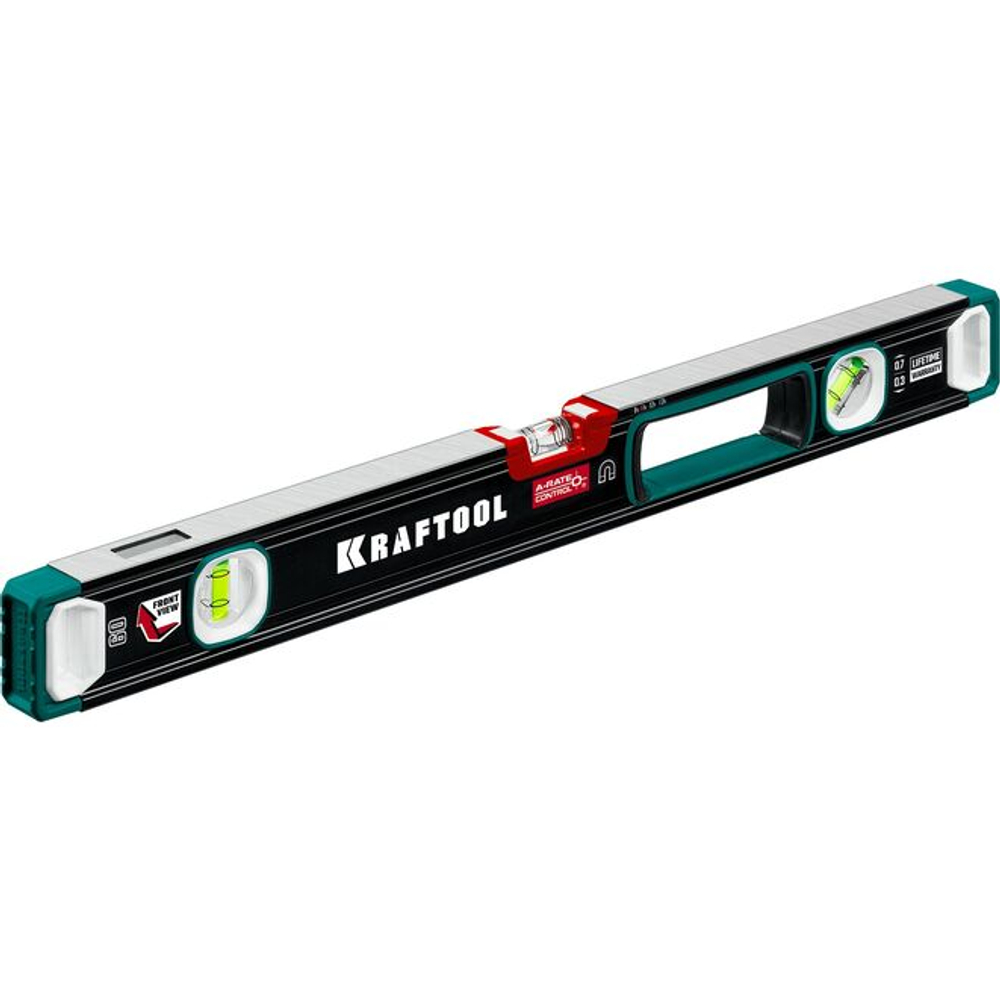 KRAFTOOL A-Rate Control 600 мм, Магнитный сверхпрочный уровень (34988-60)