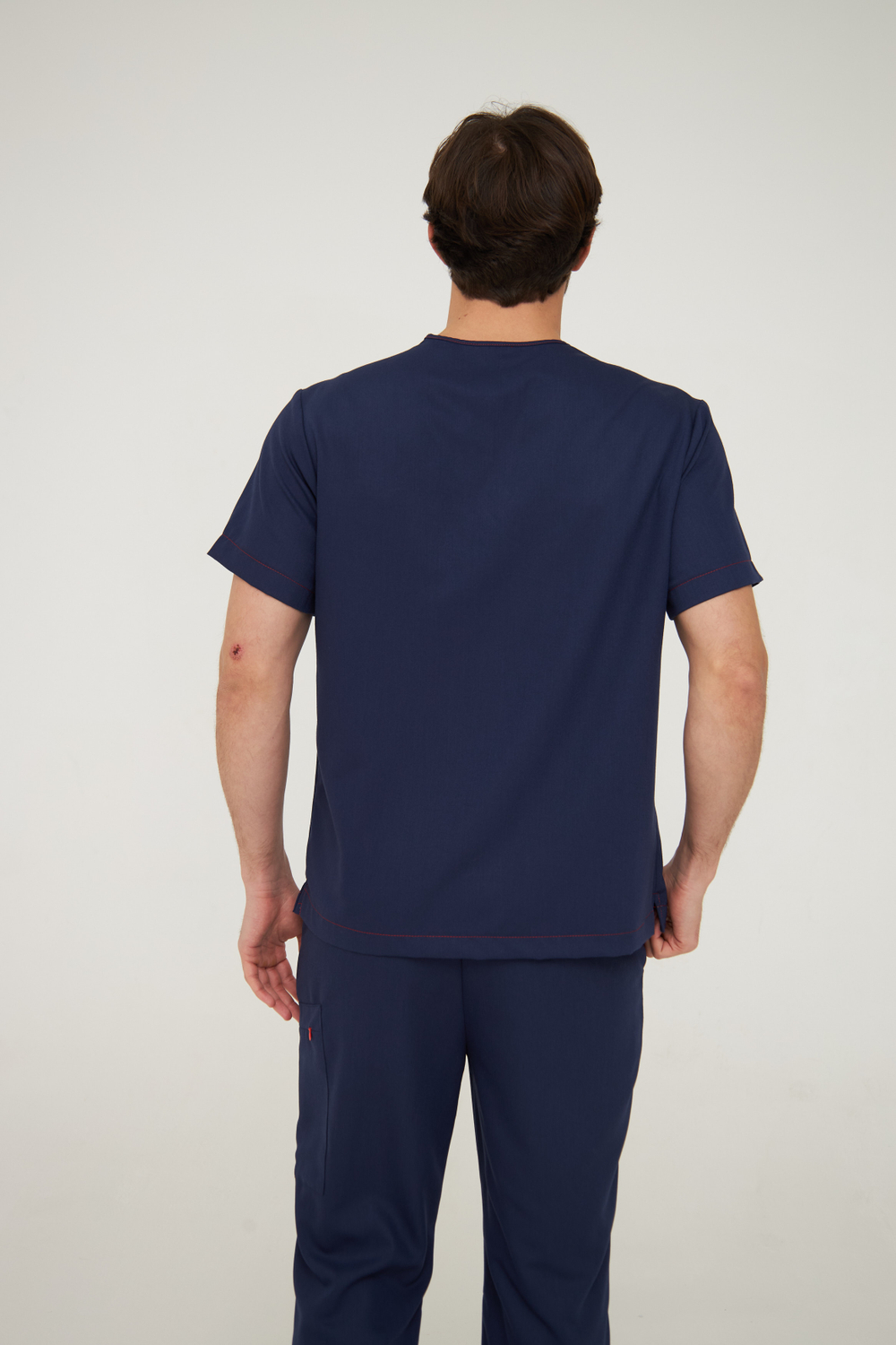 Топ медицинский мужской Гекай, нэви OLD