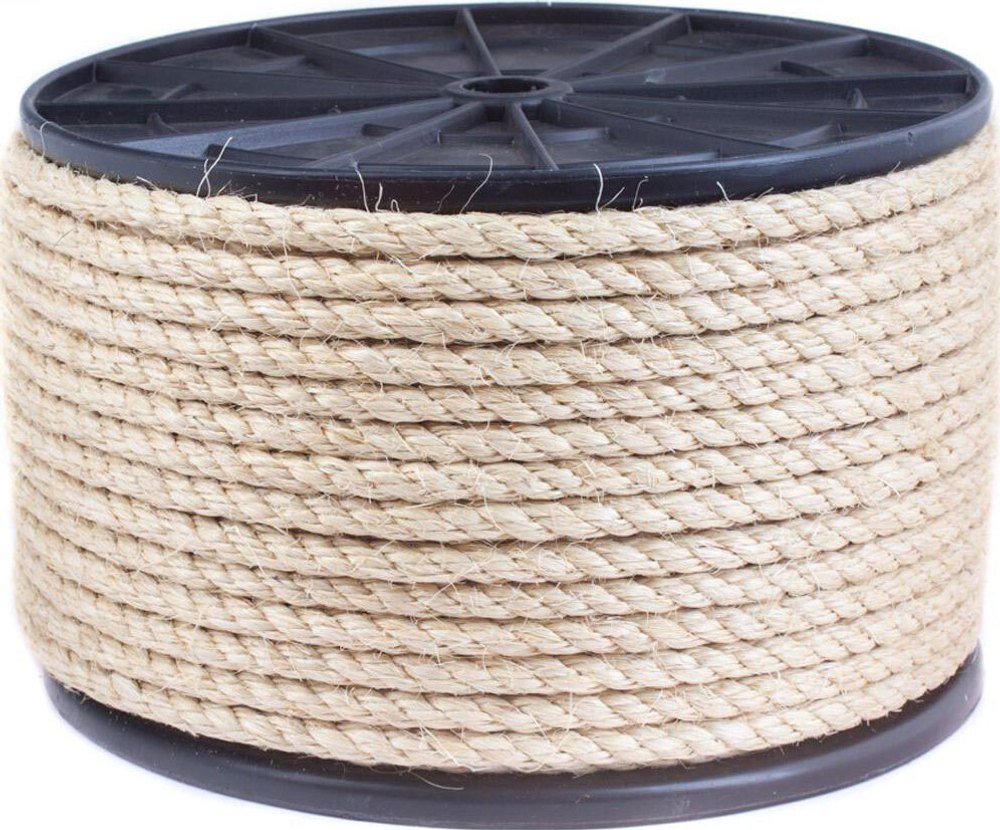 ВЕРЕВКА СИЗАЛЕВАЯ КРУЧЕНАЯ 10,0 ММ