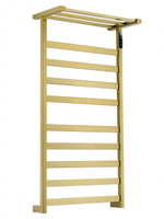 Полотенцесушитель электрический WONZON & WOGHAND FRANKFURT, Брашированное золото (WW-1029-BG)