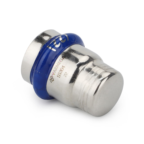 Заглушка VARMEGA раструбная Inox Press 35