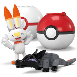 MEGA Pokemon - Команда Огненного типа 105 элементов строительных кирпичей. HTJ06 / артикул   GFC85 HTJ06  / GTIN 194735191123